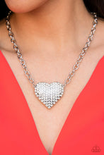 Load image into Gallery viewer, Heartbreakingly Blingy - White